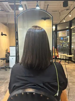 ミディアム 木下 美優のヘアスタイル