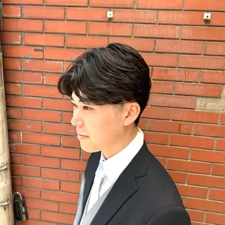 ショート パーマ メンズ 【メンズパーマ特化】 🍏網中勇喜のヘアスタイル