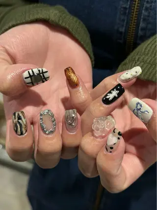 ネイル hinako /個性派ニュアンスのネイルデザイン