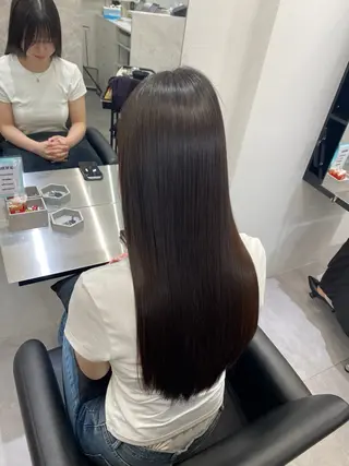 ロング 艶髪/縮毛矯正/ Core mikuaのヘアスタイル