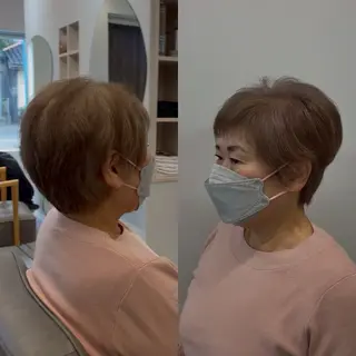 ショート SOLÉ.（ソレ)所属・白崎 龍神のヘアスタイル