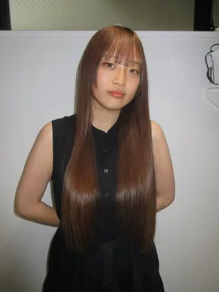 ロング カラー ボブ/ハイトーン🪽 堀内志茉🍀のヘアスタイル