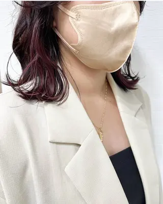 ミディアム Strawberry所属・原田 志保のヘアスタイル