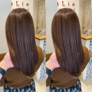 セミロング Livnaリヴナ立川所属・レイヤー/ハイライト /立川/赤池宏隆のヘアスタイル