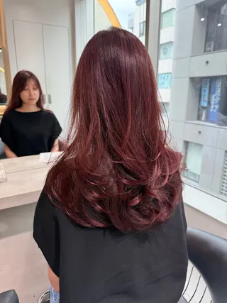 カラー ハセ/韓国ヘア / lond uluのヘアスタイル