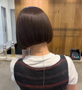 ショート REINA☁️透明感 カラー/ぷつっと♡のヘアスタイル