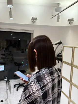 ミディアム パーマ レイヤーカット/瀬川 琴音のヘアスタイル