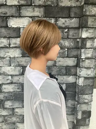 ショート カラー ✂️似合わせの魔術師 石田一樹✂️のヘアスタイル