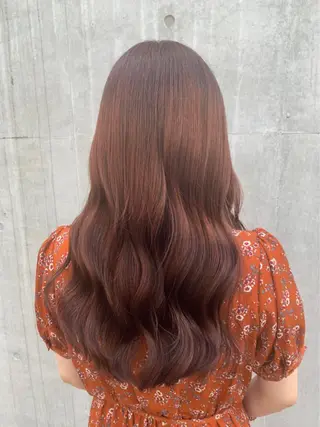 セミロング テラダ ココロのヘアスタイル