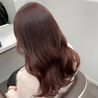 セミロング 💎韓国ヘア💎 Harukaのヘアスタイル