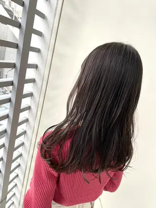 セミロング カラー 荒木 康太のヘアスタイル