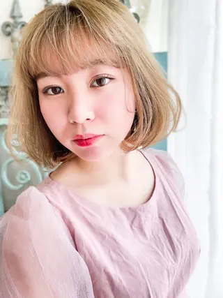 ショート カラー パーマ ヘアアレンジ メンズ 表参道Lise おおいしおりのヘアスタイル