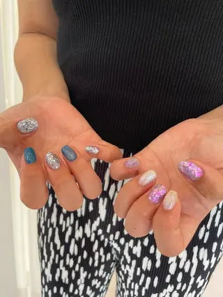 ネイル 束感まつ毛/ネイル/ LED♥KIRARAのマツエク・マツパデザイン