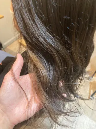 セミロング カラー O maikoのヘアスタイル
