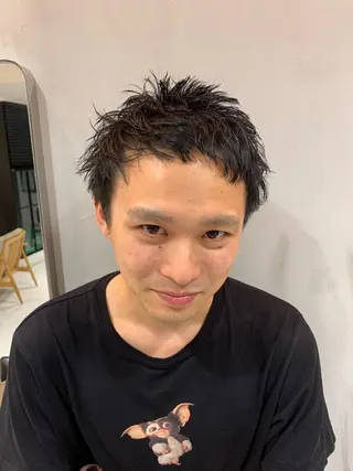 ショート メンズ TENELE所属・チバ タクミのヘアスタイル