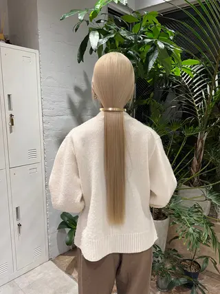 ロング カラー パーマ/ボブ /レイヤー チヒロのヘアスタイル