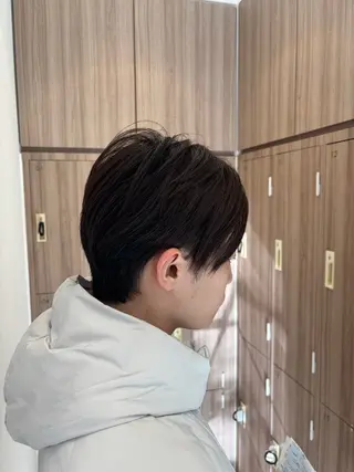 パーマ メンズ 山本 侑平のヘアスタイル