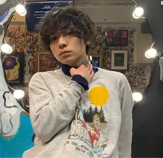 ショート MOTEL men's andshaving所属・鶴見 光のヘアスタイル