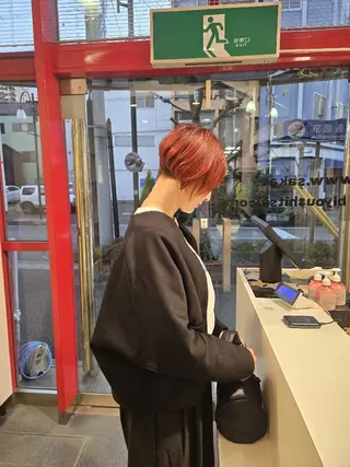 ショート カラー 遠藤 史秋のヘアスタイル