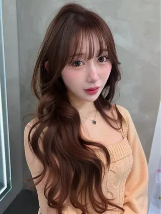 ロング カラー ヘアアレンジ 【博多髪質改善】 吉村　清志のヘアスタイル