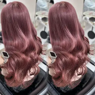 セミロング カラー 盛れる顔周り🤍渋谷 Risa🎀のヘアスタイル