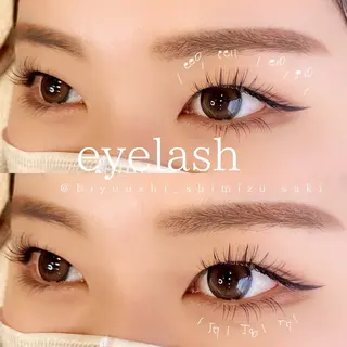 マツエク・マツパ GO TODAY SHAiRE SALON　名古屋パルコ店所属・しみず さきのマツエク・マツパデザイン