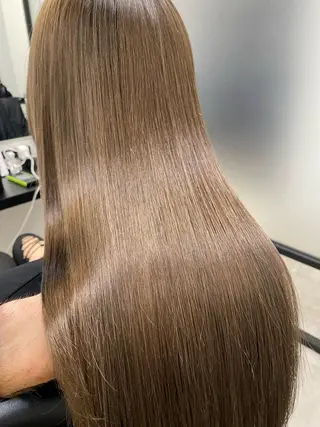 ロング カラー 【艶髪×韓国風】 毛流れ職人 RYOのヘアスタイル