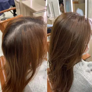 ミディアム JEANAHARBOR ジーナハーバー所属・根元パーマミニパーマ 韓国パーマ関根慶介のヘアスタイル