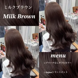 ロング カラー ヘアアレンジ ブリーチなしカラー /新百合ヶ丘/安形翔のヘアスタイル