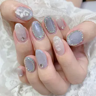 ネイル La neige* yuki 🥯🍑のネイルデザイン