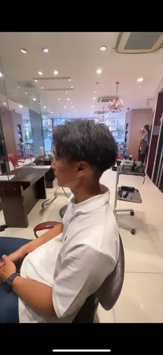 パーマ 益野 凌のヘアスタイル