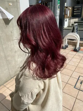 ミディアム カラー 💗💗韓国レイヤー yu-ki💗💗のヘアスタイル