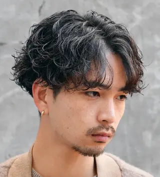 パーマ メンズ 仙台フェザーパーマ/ fifth/遠藤楓雅のヘアスタイル