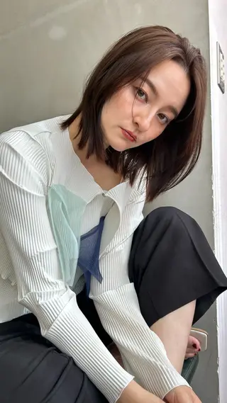 ショート カラー ショート/ボブ/ 心斎橋/宮脇美奈のヘアスタイル