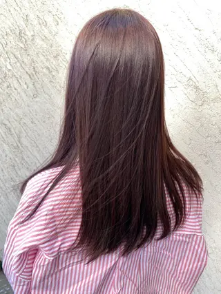 セミロング カラー 艶髪カラー✨ デジタルパーマ✨植松のヘアスタイル