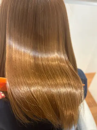 セミロング カラー 髪質改善サロン🌈 fee北千住　盛田のヘアスタイル