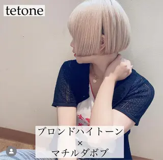 ショート カラー テトネ タカシのヘアスタイル