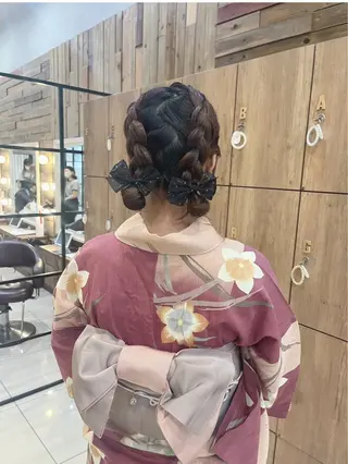 ヘアアレンジ ヘアアレンジ 裾カラー/Aya🥀のヘアスタイル