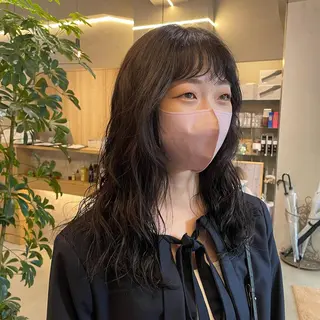 カラー ヘアアレンジ 𝙢𝙞𝙮𝙪🎀 girly hairのヘアスタイル