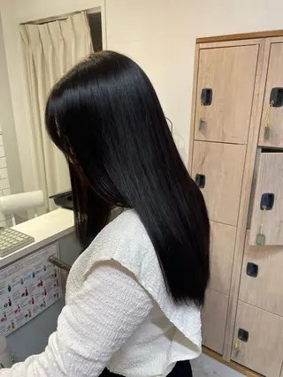 セミロング ハイレート🤍🫧 池田のヘアスタイル