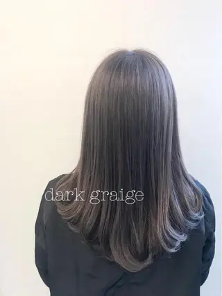 ミディアム カラー ぱつっとボブ/ 小野あかねのその他イメージ