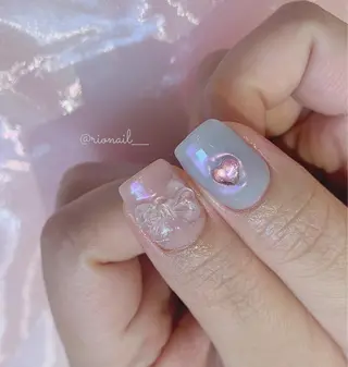 ネイル 𝘙𝘪𝘰𝘯𝘢 ...🕯🤍のネイルデザイン