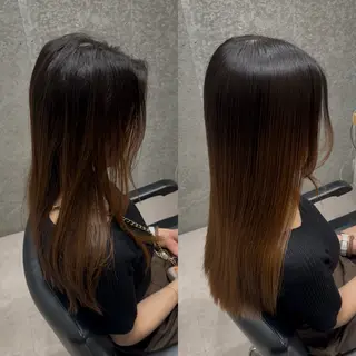 セミロング 髪質改善ヘアケア 艶髪特化/上田のヘアスタイル