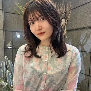 ミディアム オシャレデザイン 🧺🪽/SHUNOのヘアスタイル