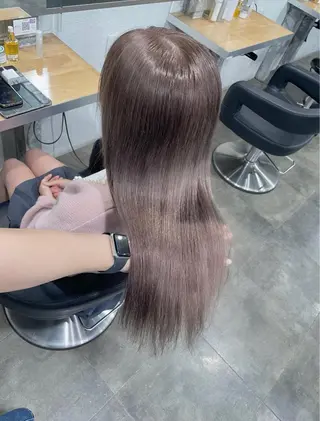 ロング カラー ベージュカラー💖 やすひろのヘアスタイル
