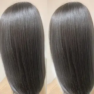 ミディアム カラー 縮毛矯正/髪質改善/ 石橋代智のヘアスタイル