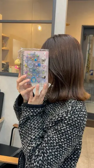 ミディアム カラー いなみね はるきのヘアスタイル