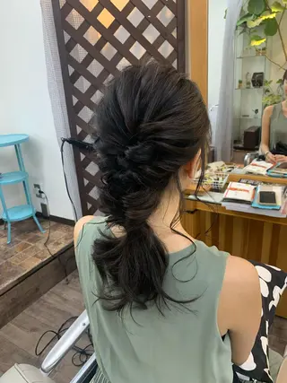ヘアアレンジ ajuga所属・hama yukiのヘアスタイル