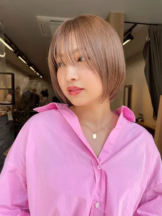 ショート カラー sand  S Ginza所属・🌟sand🌟 丸山悠斗のヘアスタイル
