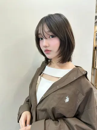 ミディアム 鎌倉 彩のヘアスタイル